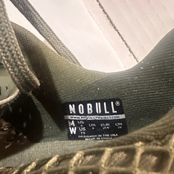 NOBULL Olive Green Men\'s Women’s Sneakers kicks mesh running shoes moss lace ups main image 6